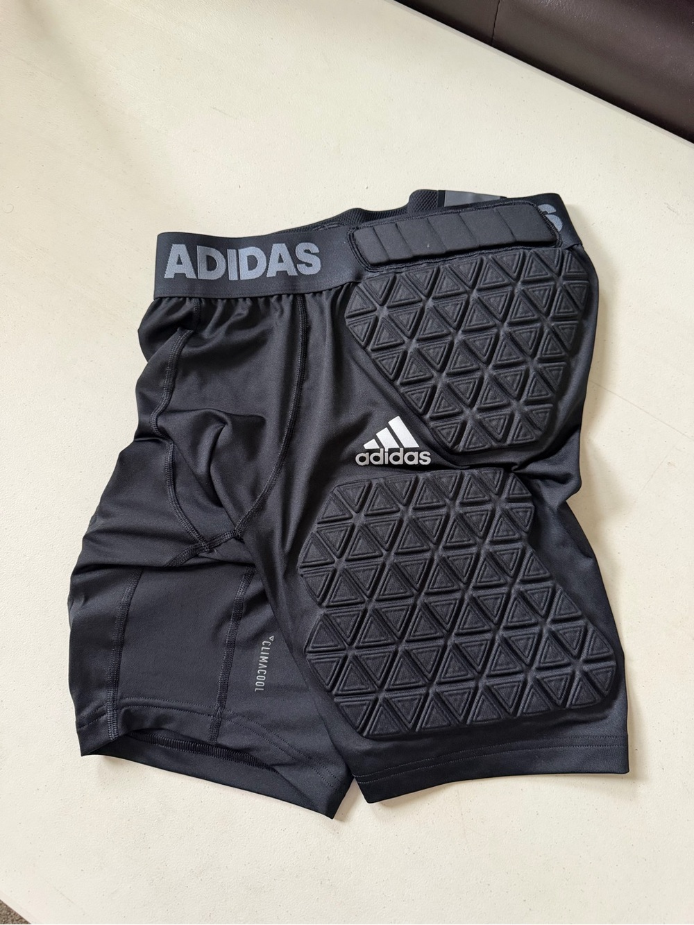 Adidas Climacool Black Padded Football Girdle Large NEW